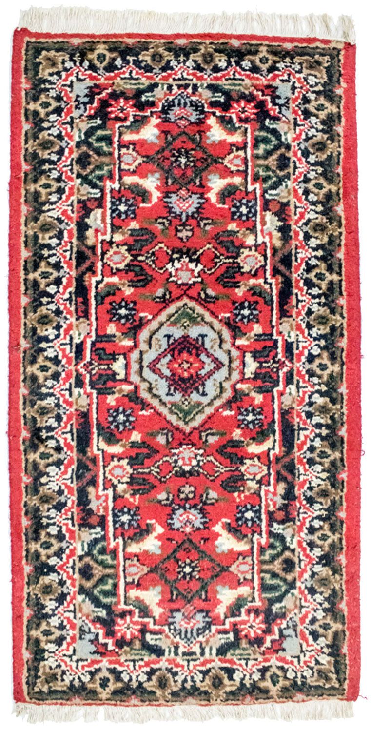 Alfombra oriental - 150 x 80 cm - rojo