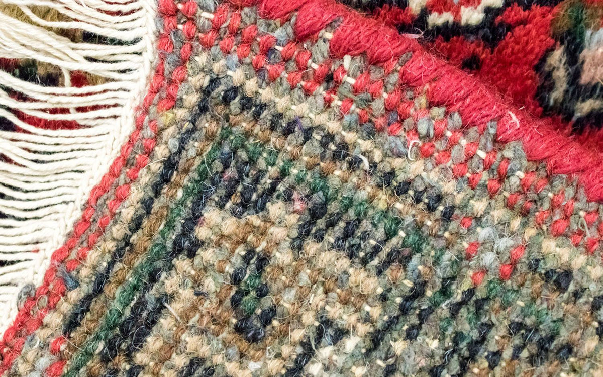 Alfombra oriental - 150 x 80 cm - rojo