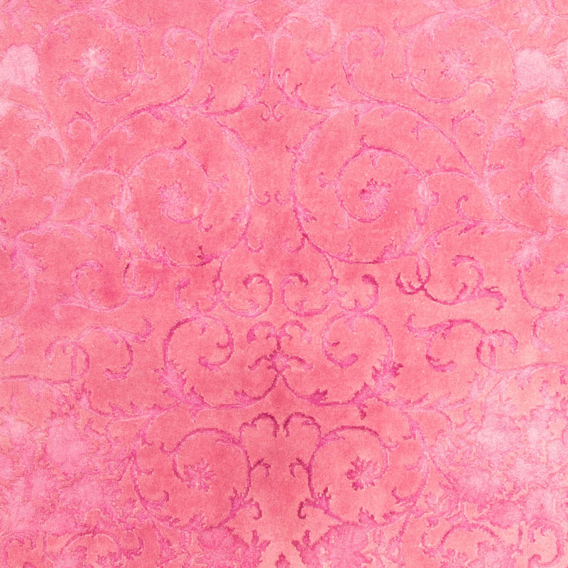 Alfombra de viscosa - 323 x 200 cm - rosa