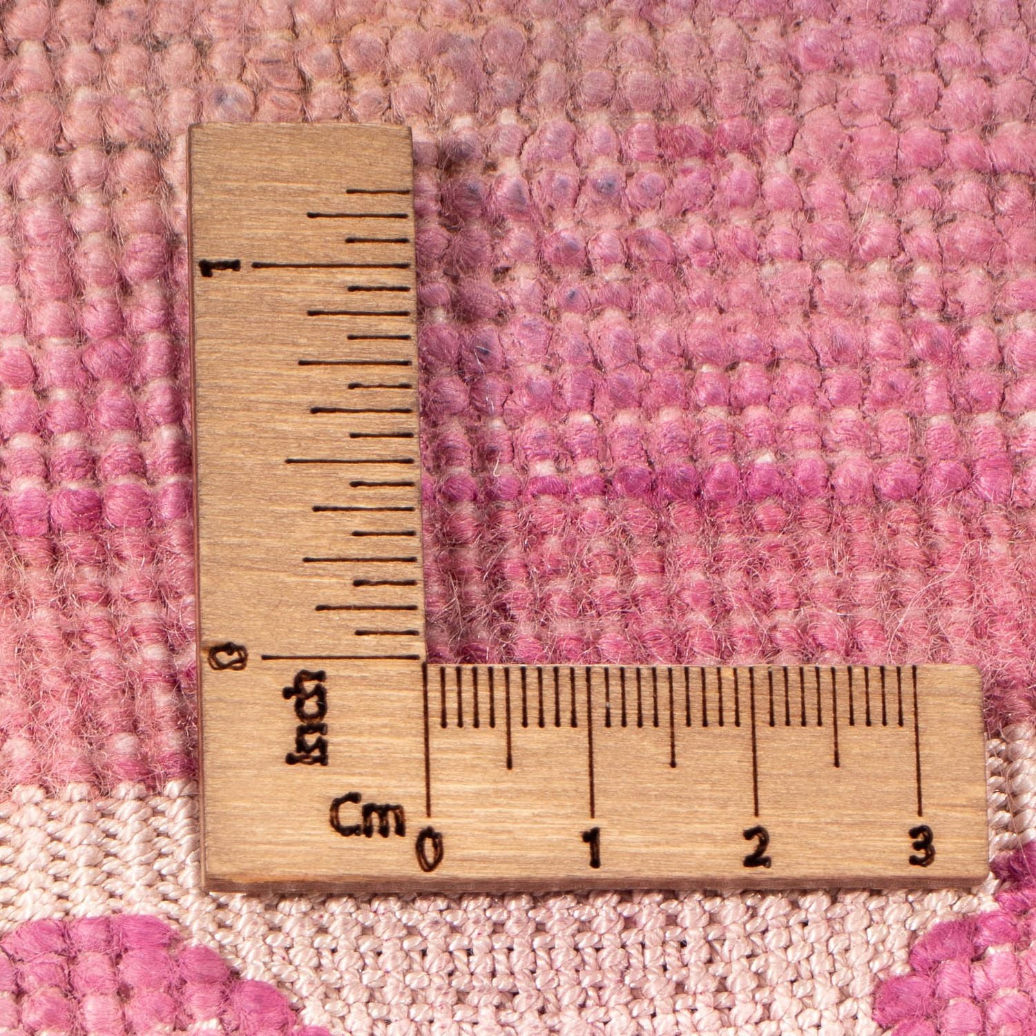 Alfombra de viscosa - 323 x 200 cm - rosa