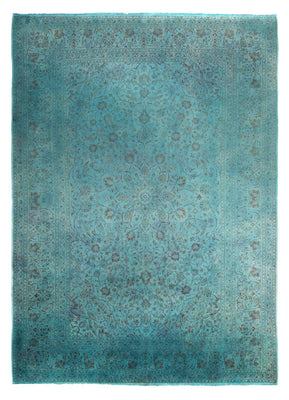 Alfombra persa - Keshan - 350 x 244 cm - azul