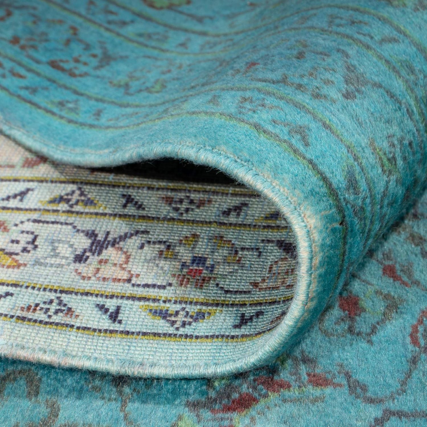 Alfombra persa - Keshan - 350 x 244 cm - azul