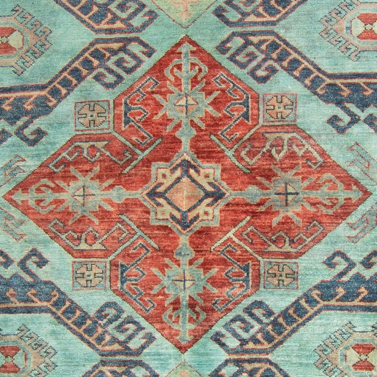 Alfombra Ziegler - Kazak - 267 x 186 cm - azul claro