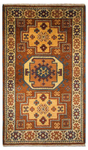 Alfombra oriental - 156 x 96 cm - óxido