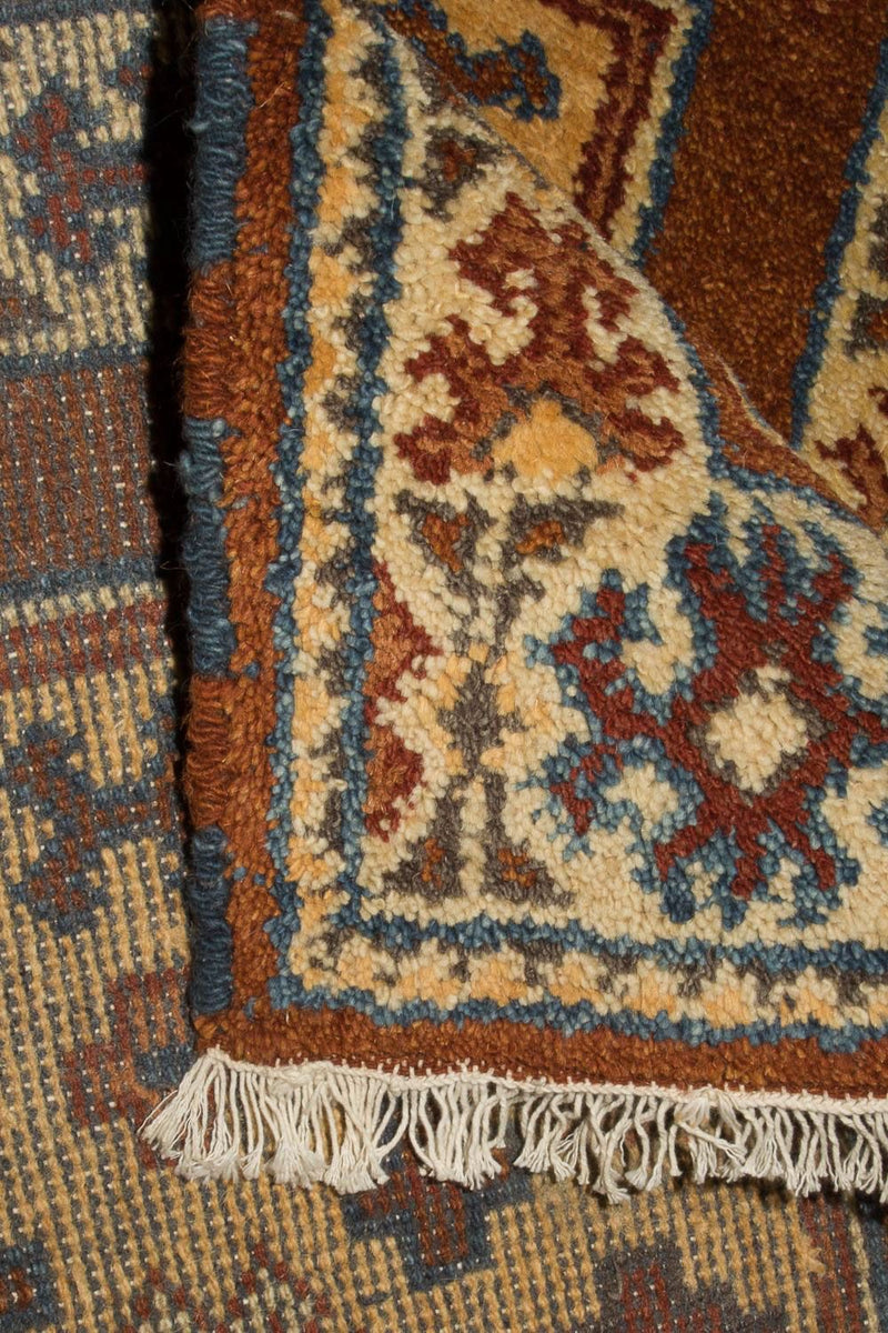 Alfombra oriental - 156 x 96 cm - óxido