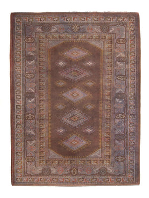 Alfombra Pakistani - 285 x 200 cm - marrón oscuro