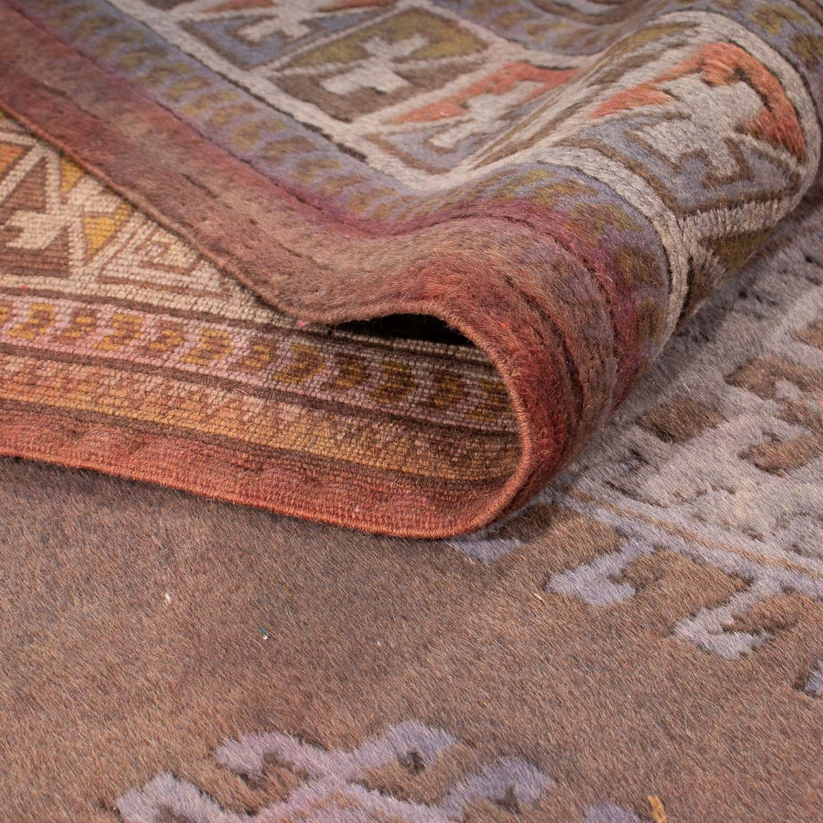 Alfombra Pakistani - 285 x 200 cm - marrón oscuro