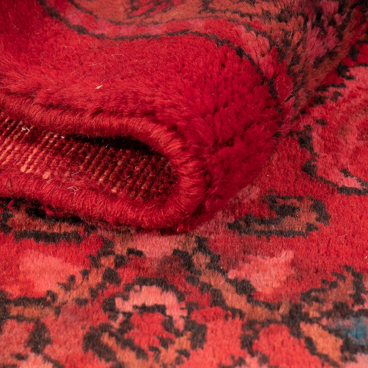 Alfombra persa - Nómada - 342 x 212 cm - rojo oscuro