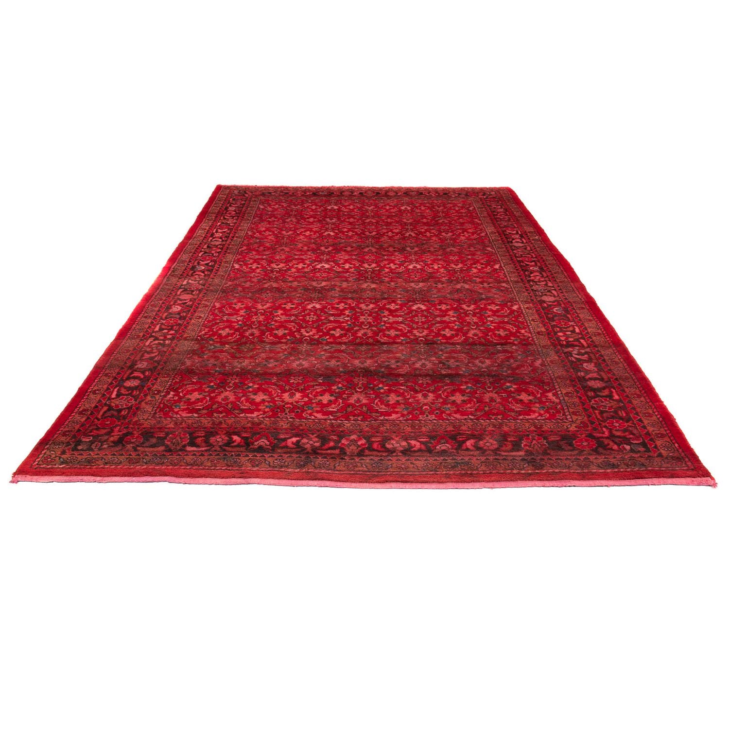 Alfombra persa - Nómada - 342 x 212 cm - rojo oscuro