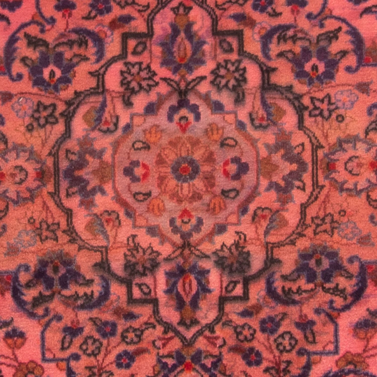 Alfombra persa - Keshan - 348 x 240 cm - rojo claro