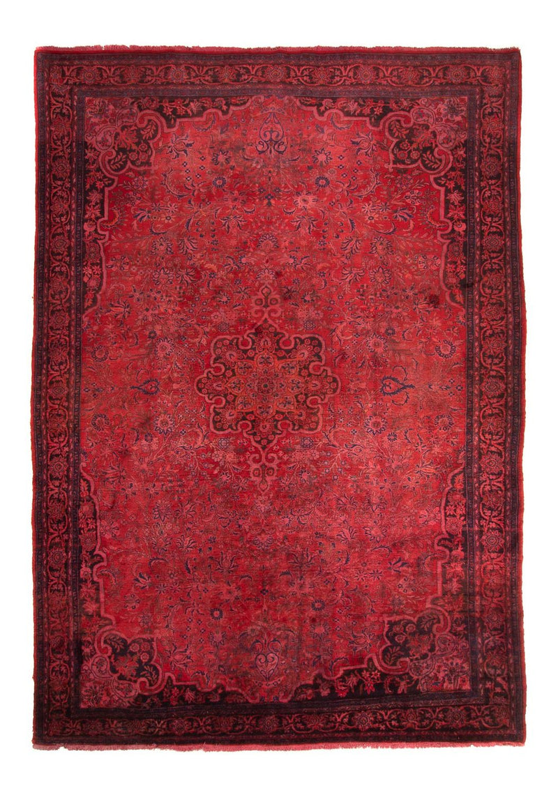 Alfombra persa - Clásica - 335 x 212 cm - rojo oscuro
