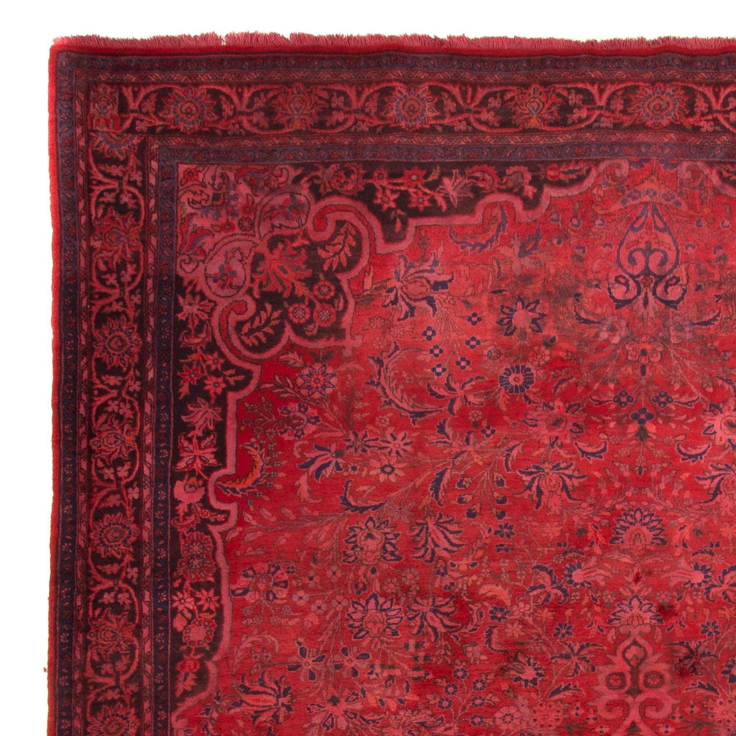 Alfombra persa - Clásica - 335 x 212 cm - rojo oscuro