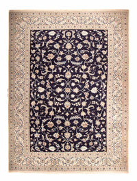 Alfombra Persa - Nain - Real - 383 x 286 cm - azul oscuro