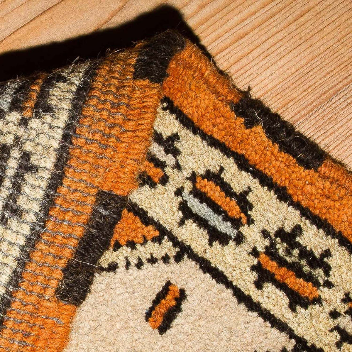 Alfombra oriental - 149 x 93 cm - naranja