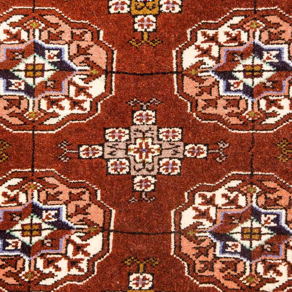 Alfombra Turkaman - 154 x 103 cm - marrón