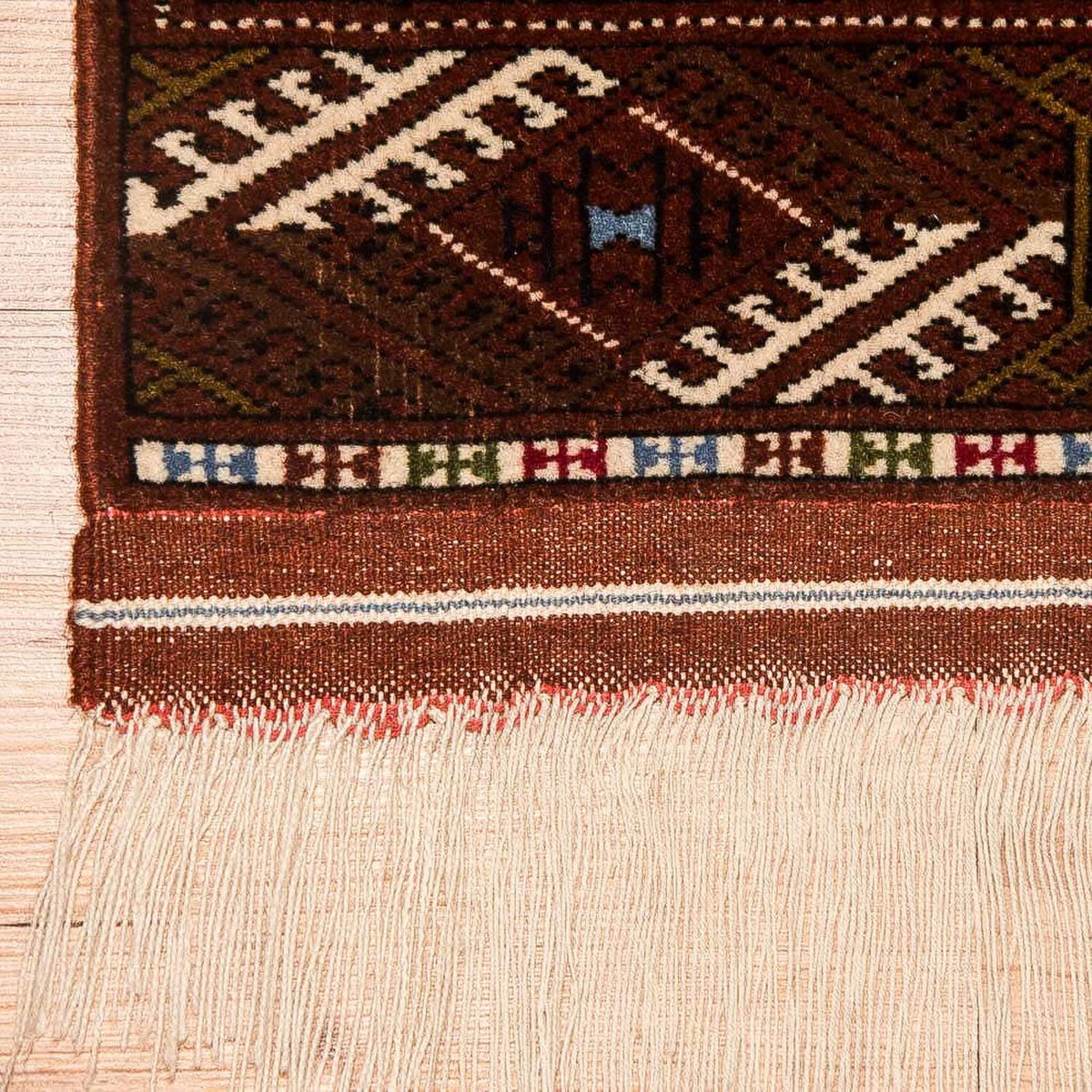 Alfombra Turkaman - 154 x 103 cm - marrón