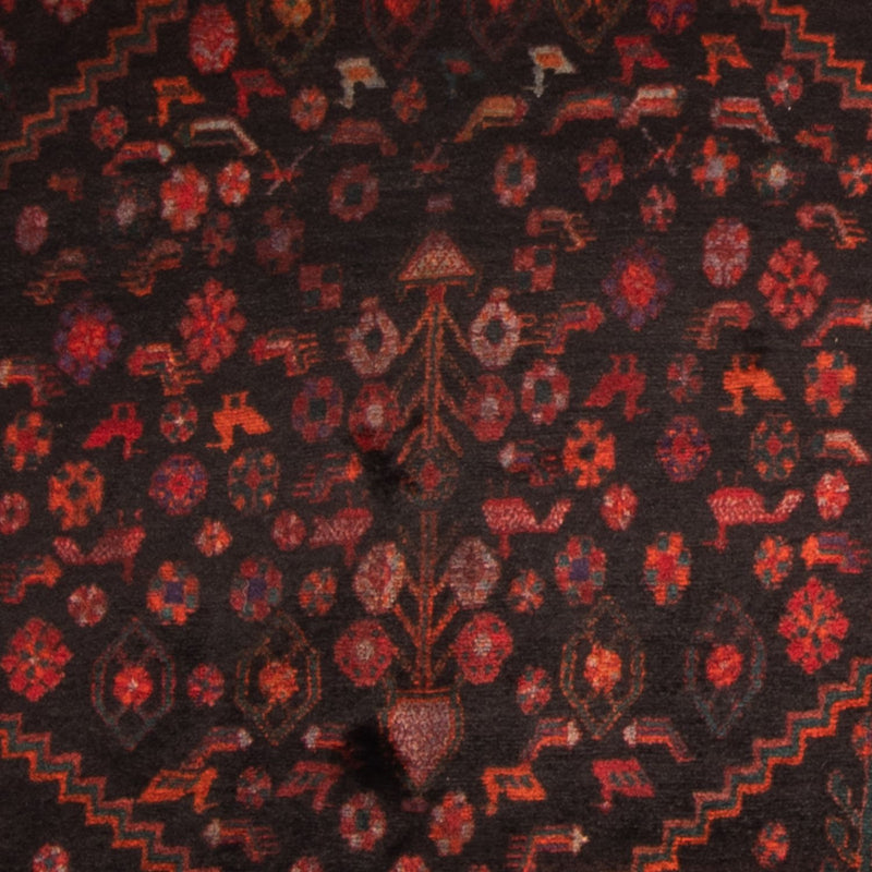 Alfombra de pasillo Alfombra persa - Nómada - 380 x 146 cm - azul oscuro
