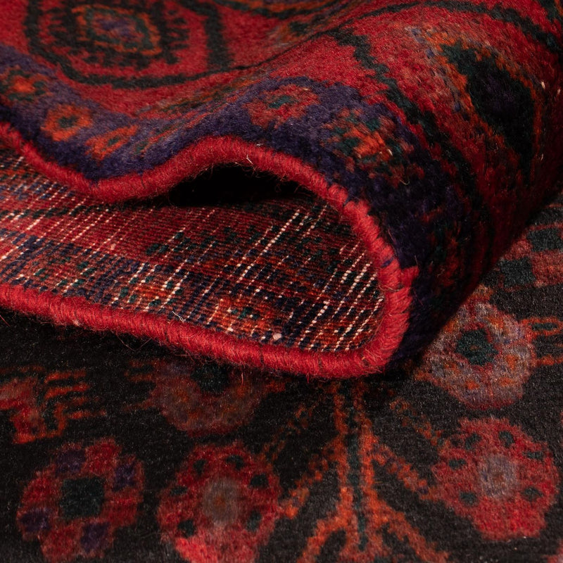 Alfombra de pasillo Alfombra persa - Nómada - 380 x 146 cm - azul oscuro