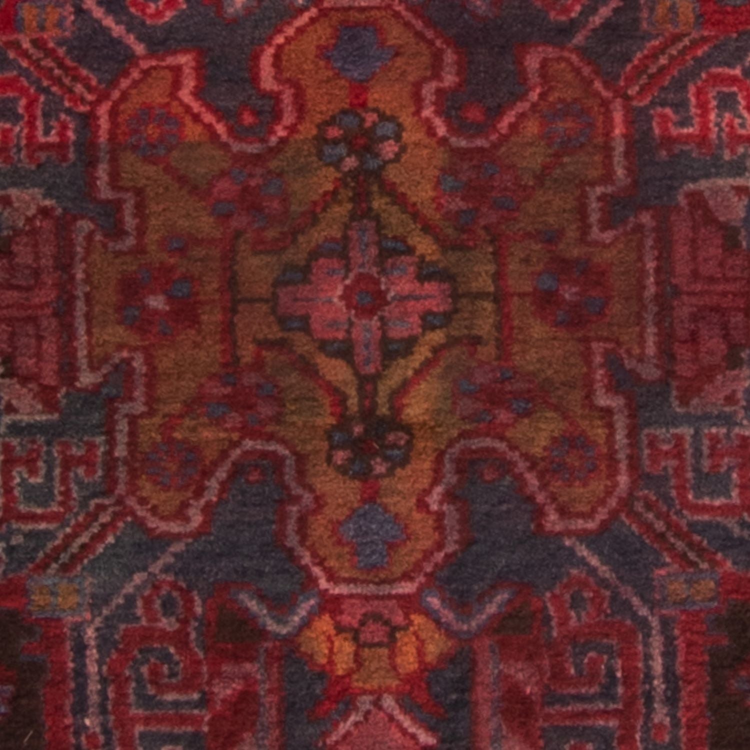 Alfombra persa - Nómada - 330 x 180 cm - rojo oscuro