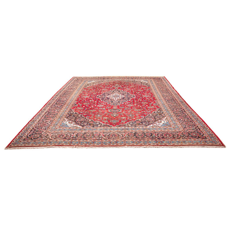 Alfombra persa - Keshan - 401 x 291 cm - rojo