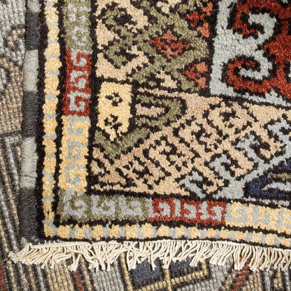 Alfombra oriental - 151 x 92 cm - azul claro