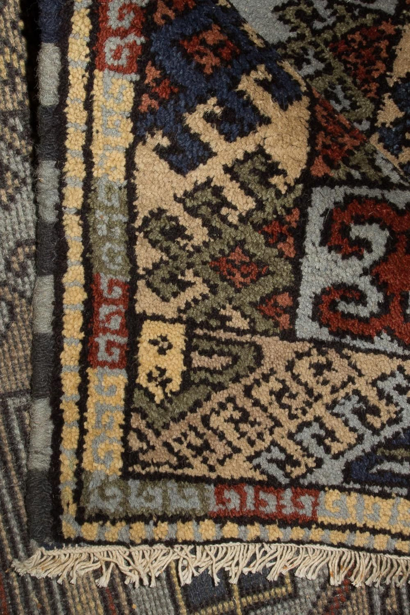 Alfombra oriental - 151 x 92 cm - azul claro