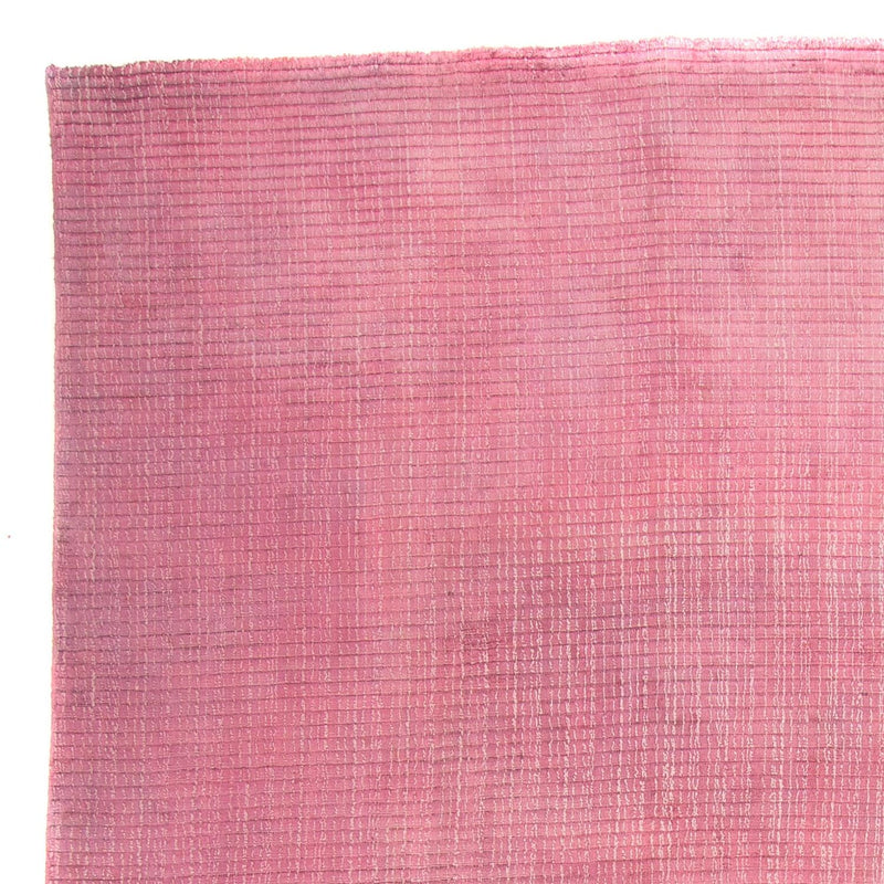 Alfombra de viscosa - 313 x 226 cm - rosa