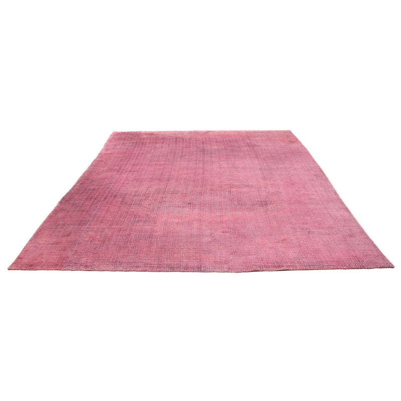 Alfombra de viscosa - 313 x 226 cm - rosa