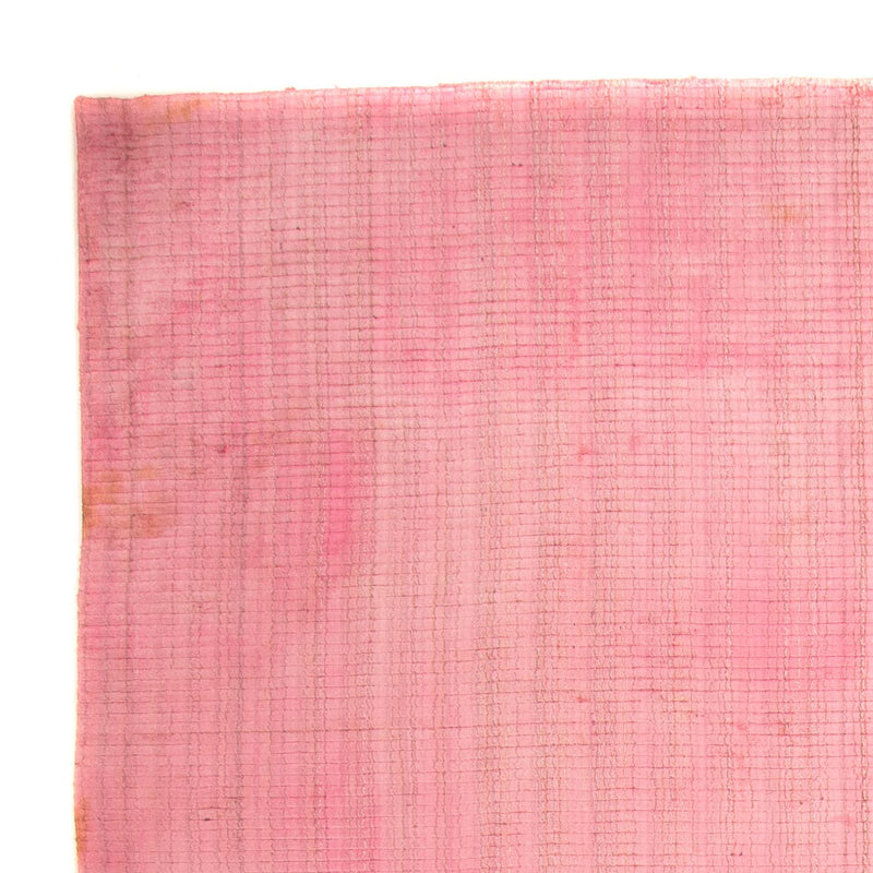 Alfombra de viscosa - 306 x 230 cm - rosa