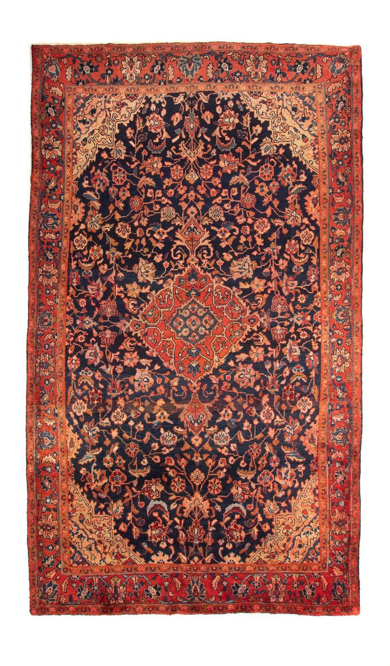 Alfombra persa - Nómada - 364 x 197 cm - azul oscuro