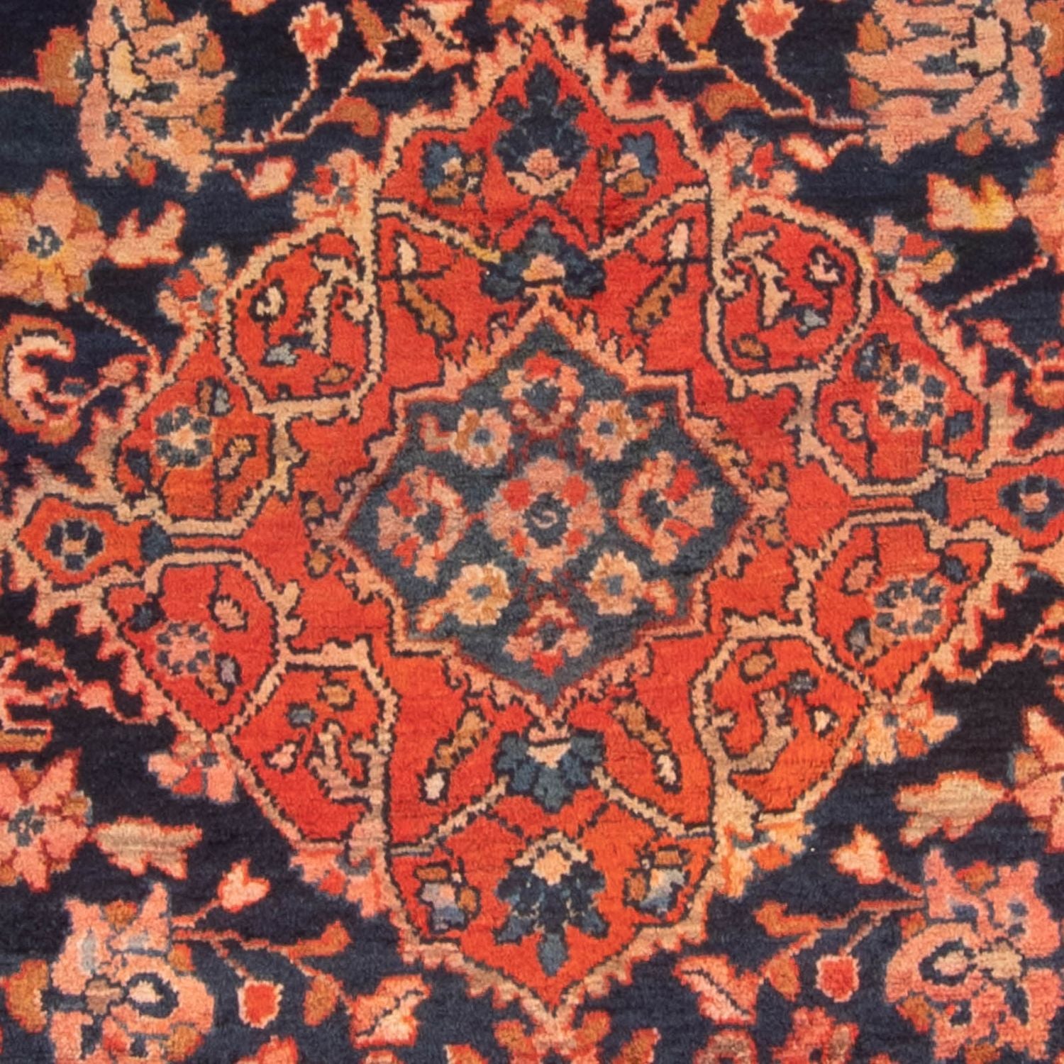 Alfombra persa - Nómada - 364 x 197 cm - azul oscuro