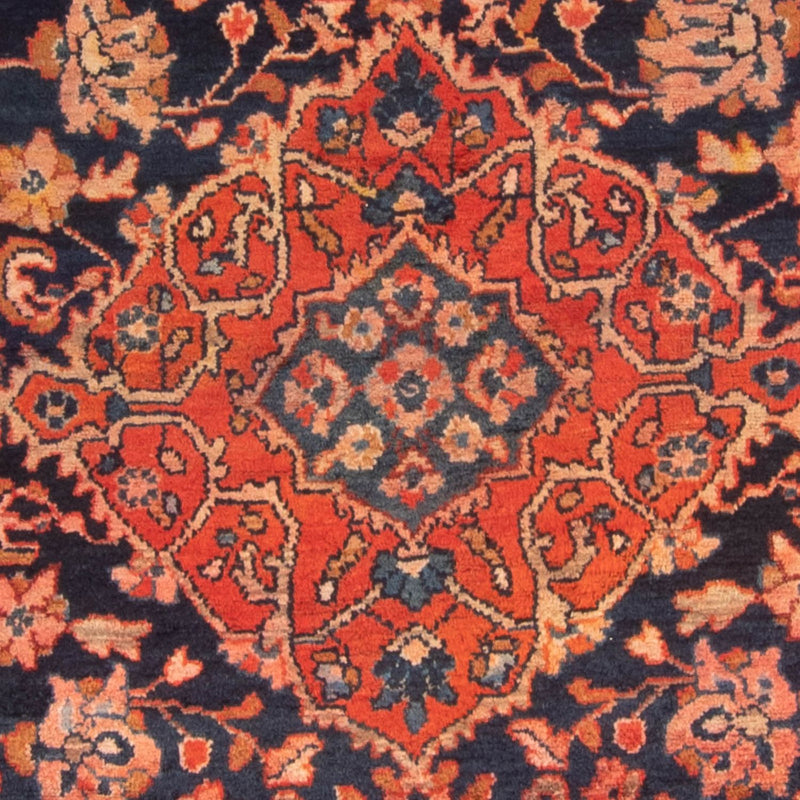 Alfombra persa - Nómada - 364 x 197 cm - azul oscuro