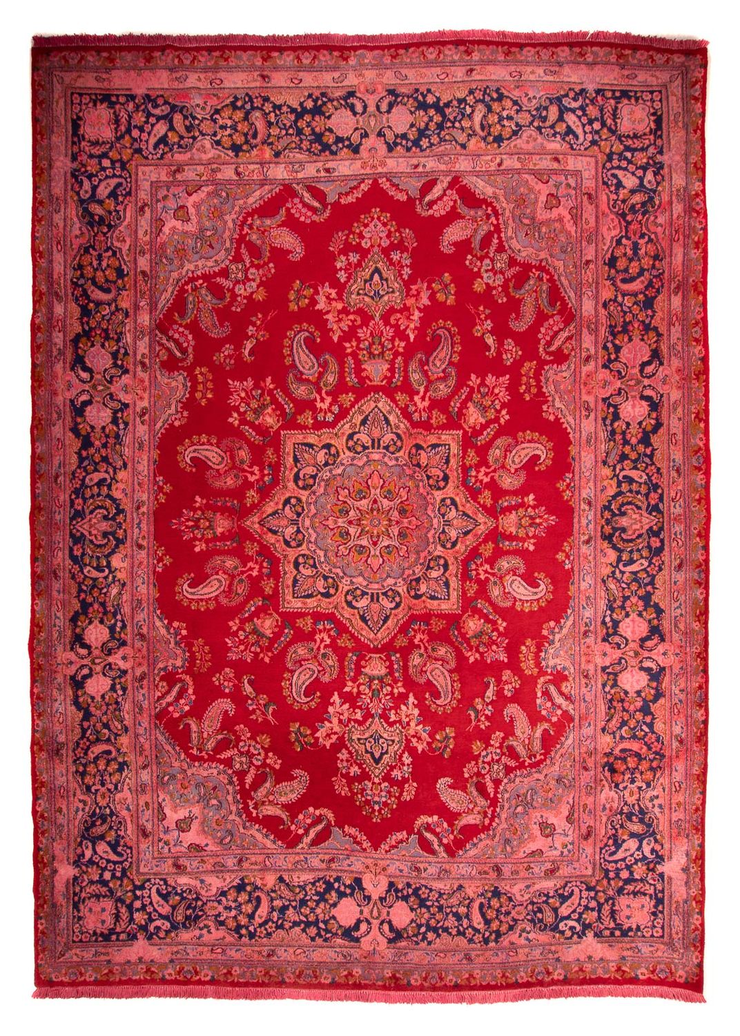 Alfombra persa - Clásica - 385 x 255 cm - rojo oscuro