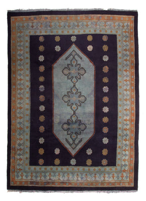 Alfombra persa - Nómada - 325 x 245 cm - azul oscuro
