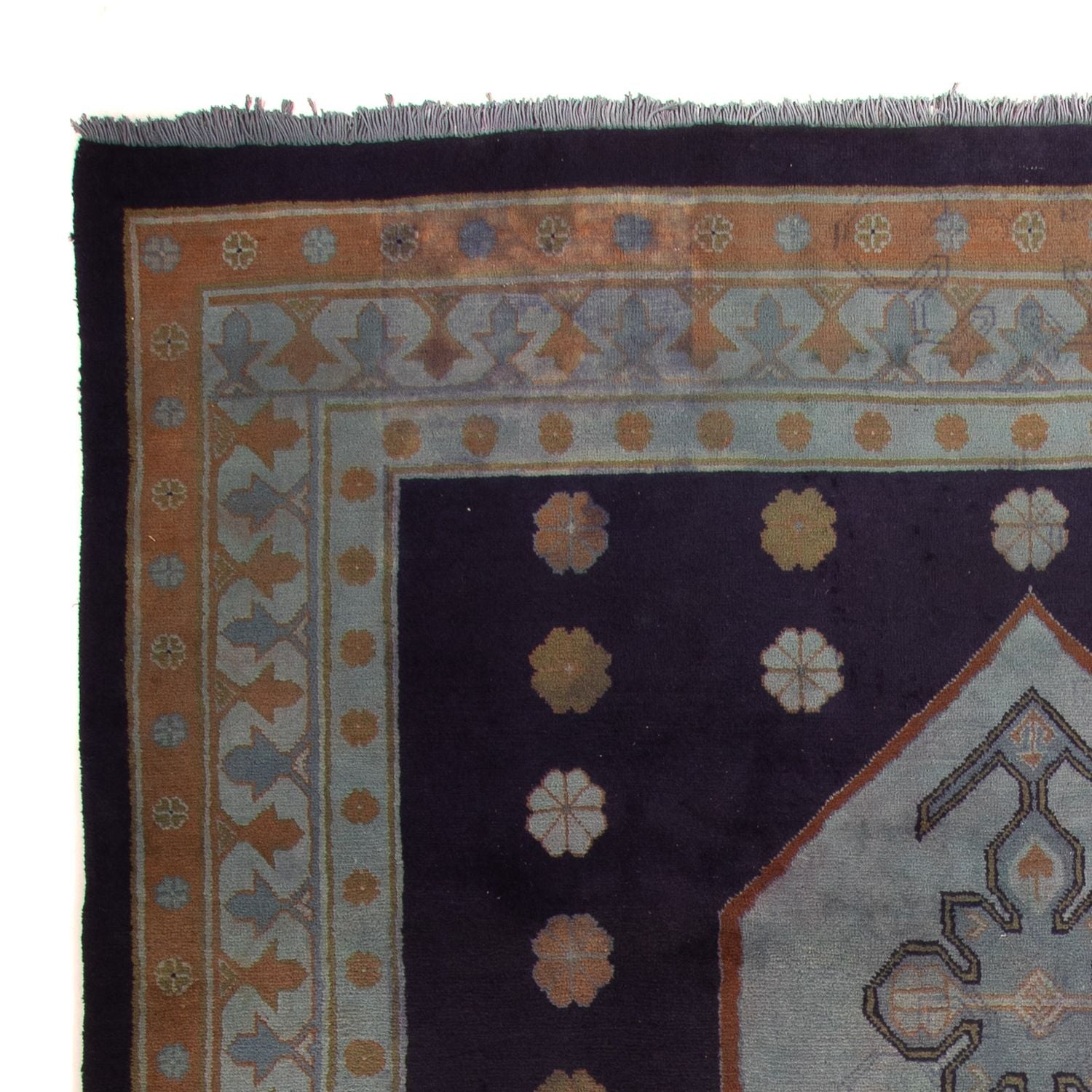Alfombra persa - Nómada - 325 x 245 cm - azul oscuro