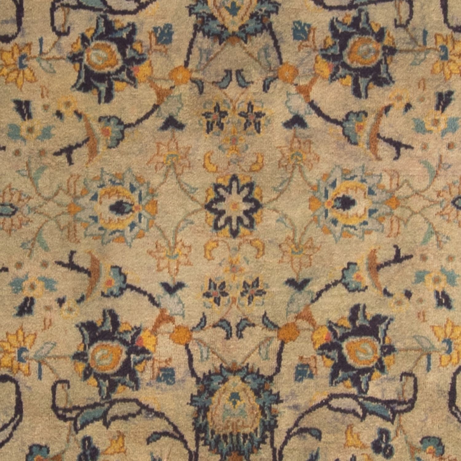Alfombra persa - Keshan - 330 x 240 cm - marrón claro