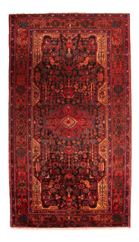 Alfombra persa - Nómada - 348 x 185 cm - rojo oscuro