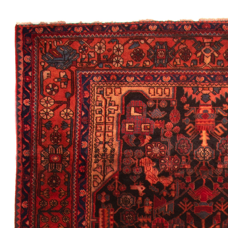 Alfombra persa - Nómada - 348 x 185 cm - rojo oscuro