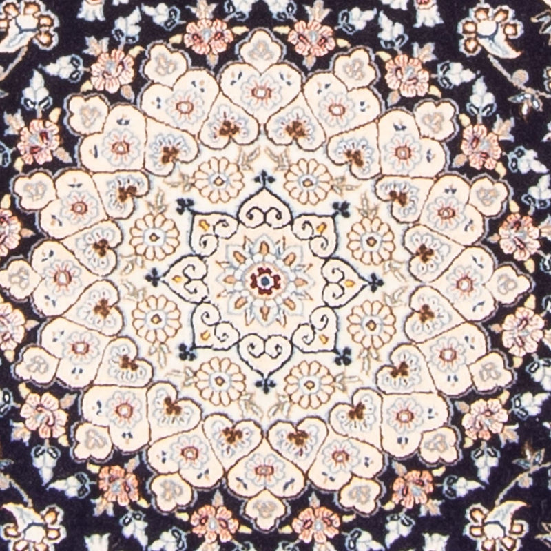 Alfombra Persa - Nain - Prima - 150 x 97 cm - azul oscuro