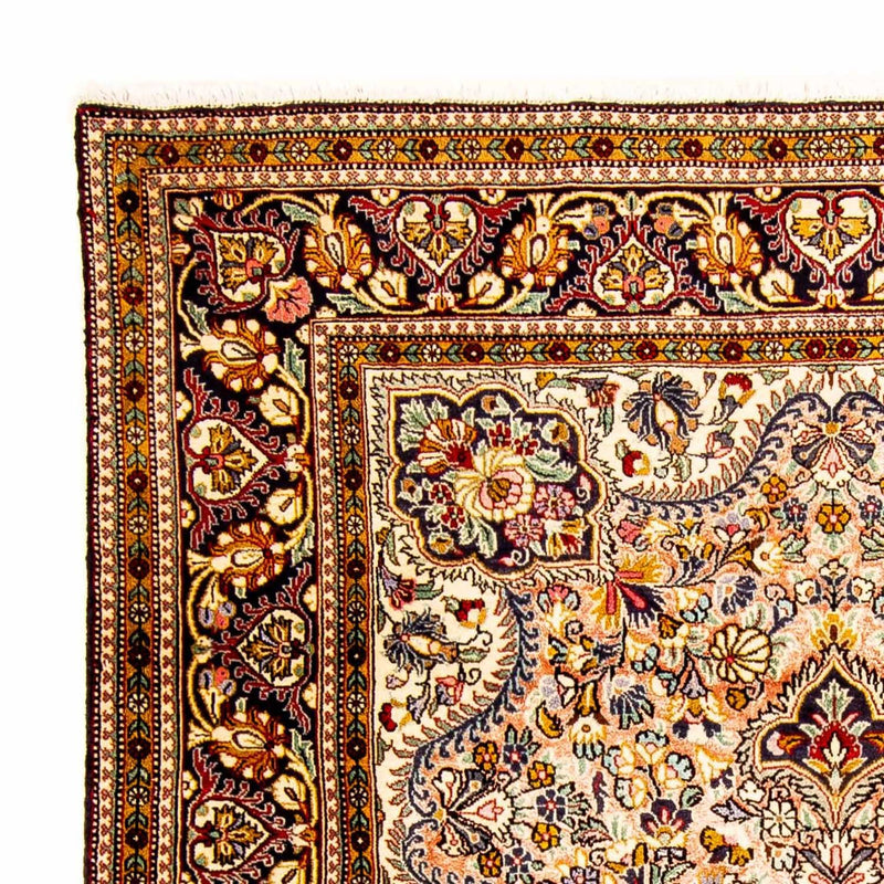 Alfombra persa - Ghom - 206 x 142 cm - beige