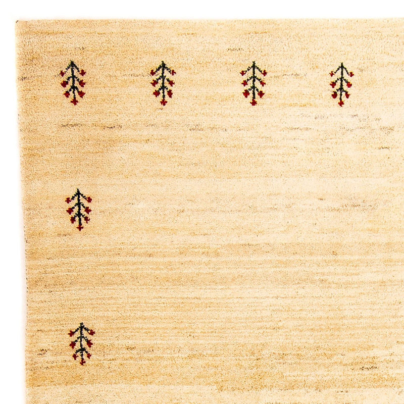 Alfombra Gabbeh - Loribaft Persa - 199 x 141 cm - beige claro