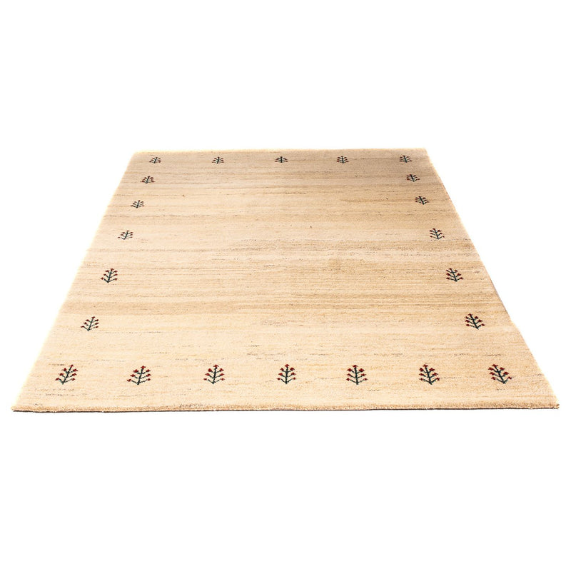Alfombra Gabbeh - Loribaft Persa - 199 x 141 cm - beige claro