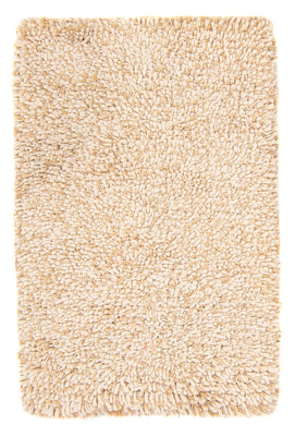 Alfombra de pelo largo - 90 x 60 cm - beige