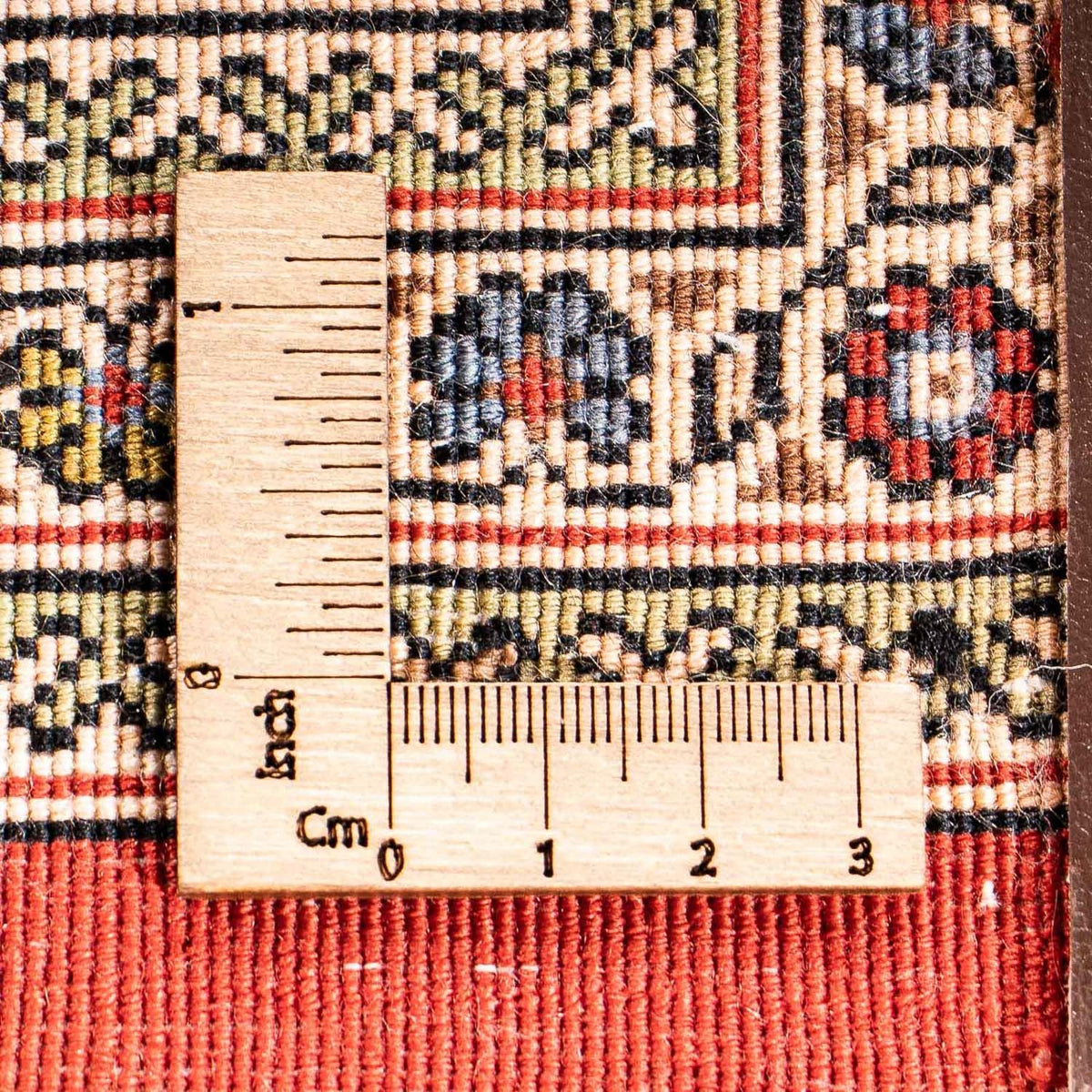 Alfombra persa - Ghom - 216 x 116 cm - rojo