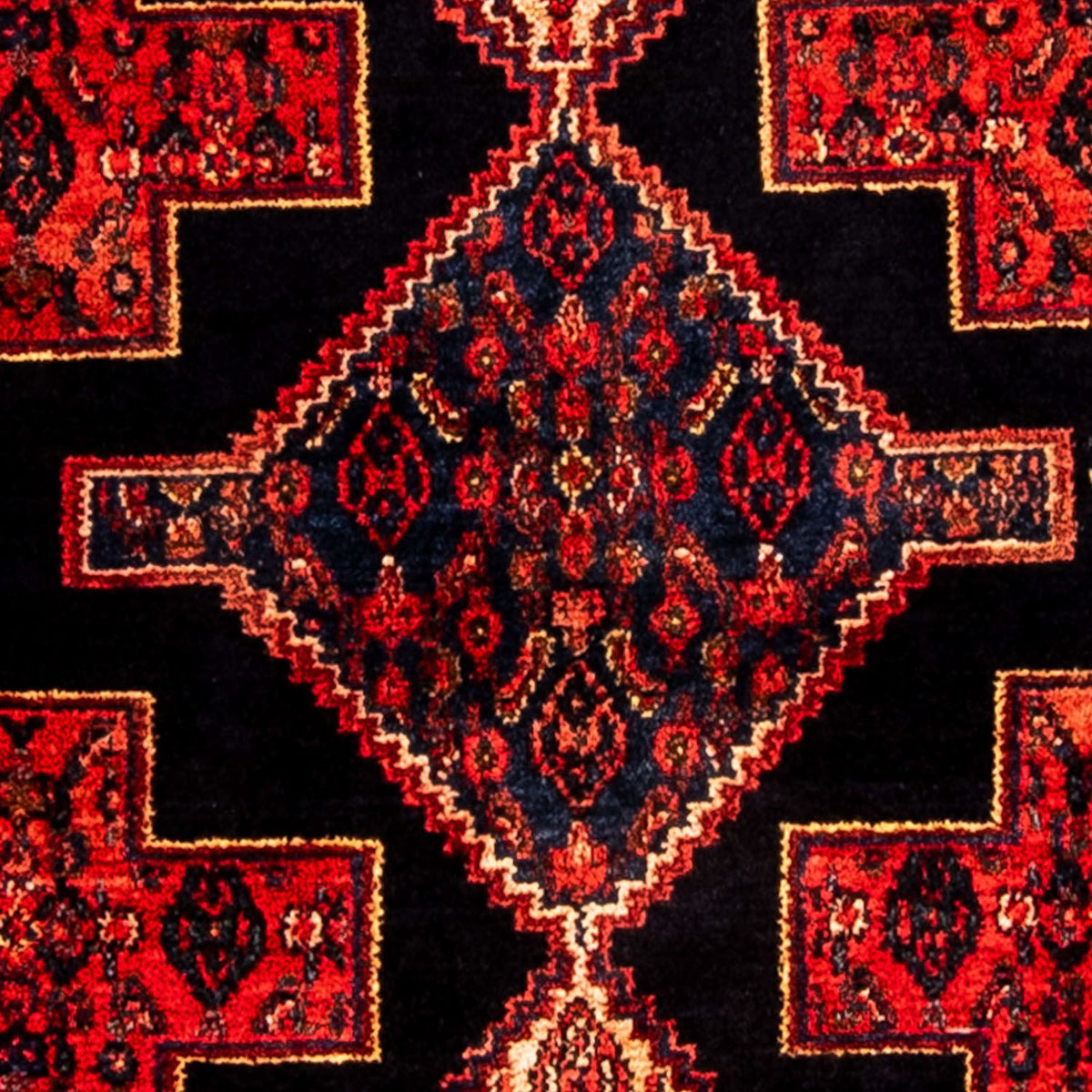 Alfombra persa - Clásica - 181 x 124 cm - rojo oscuro