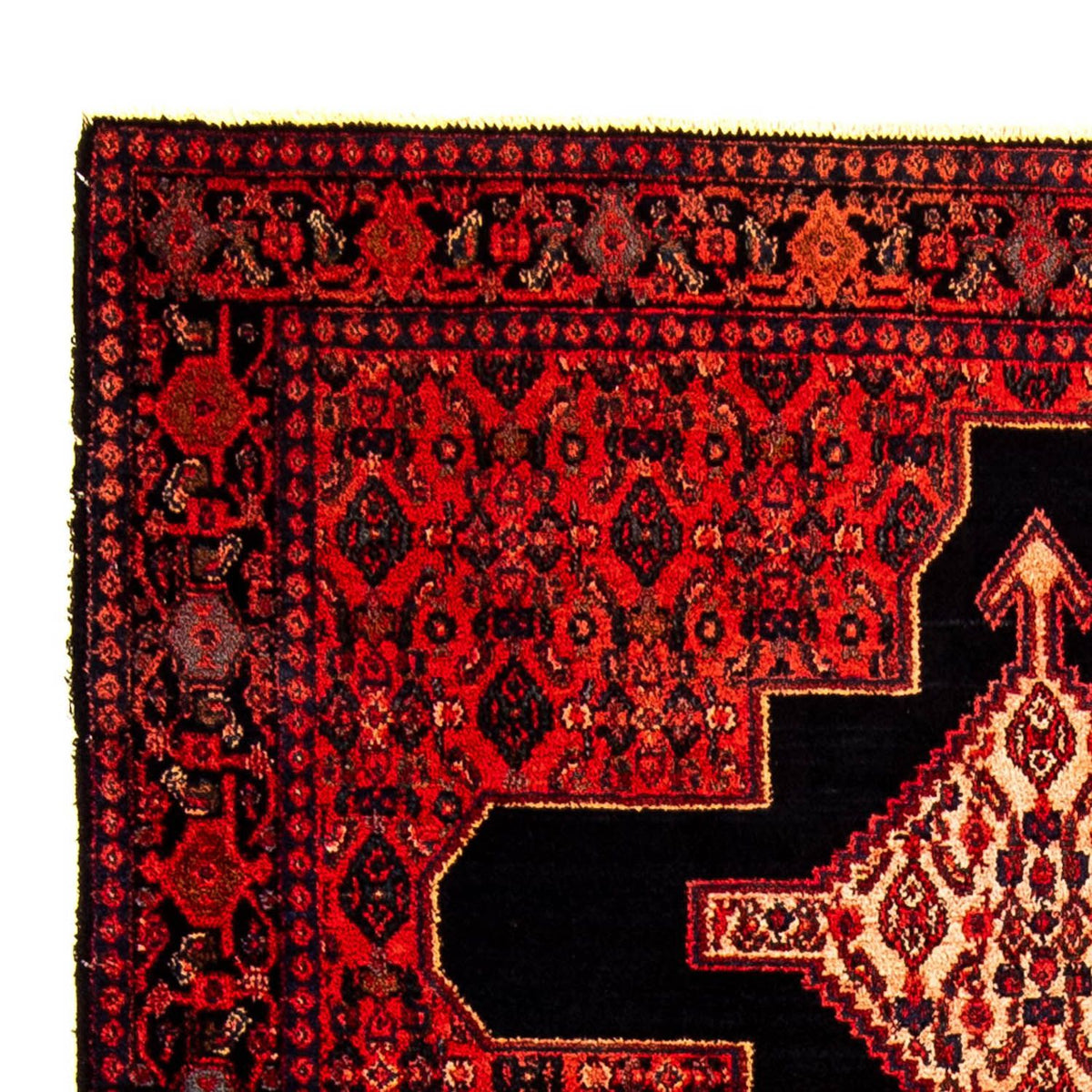 Alfombra persa - Clásica - 181 x 124 cm - rojo oscuro