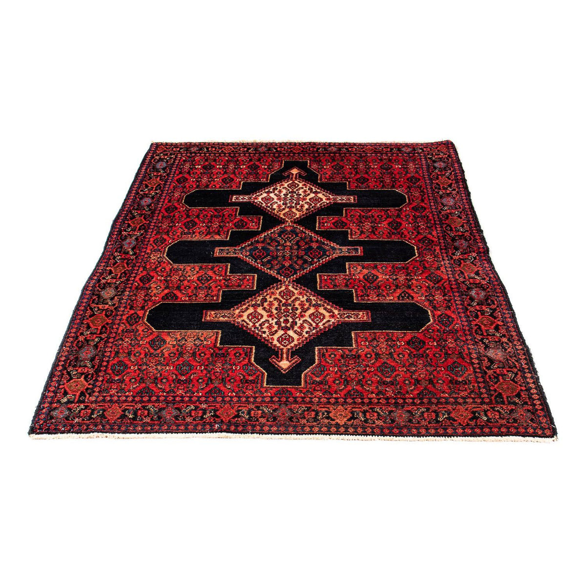 Alfombra persa - Clásica - 181 x 124 cm - rojo oscuro