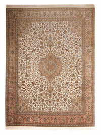 Alfombra de seda - Seda de Cachemira - 307 x 243 cm - beige