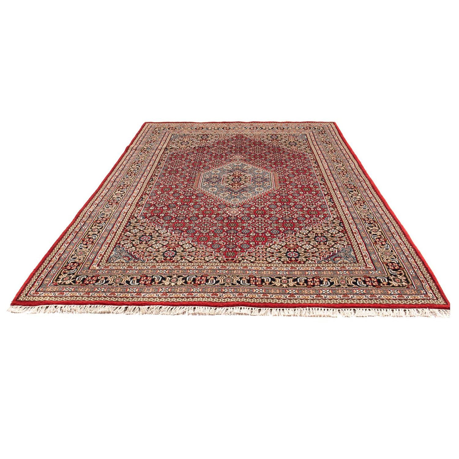 Alfombra oriental - Bidjar - Indus - 305 x 199 cm - rojo