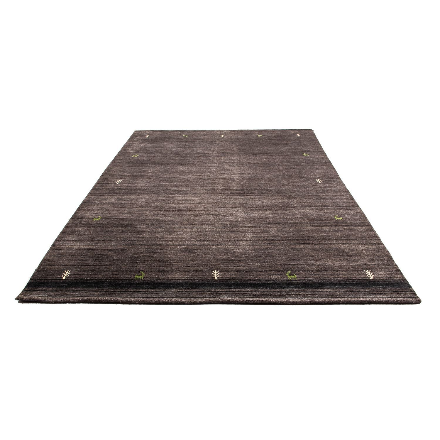 Alfombra Gabbeh - Indus - 295 x 203 cm - marrón oscuro